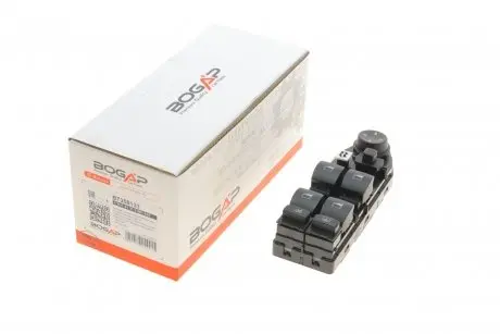B7358133 Кнопка склопідіймача (L) BMW 5 (E60) 03-10 M57/N43/N47/N52/N53/N62 (блок) BOGAP підбір по vin на Brocar