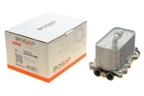 B4222120 Радіатор масляний BMW 5/6/7/X3 2.0-4.4 D 02-10 (теплообмінник) BOGAP підбір по vin на Brocar