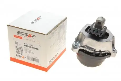 B1911151 Подушка двигателя (L) BMW 3 (G20/G80/G28)/5 (G30/F90)/7 (G11/G12) 16- B57 D30 BOGAP подбор по vin на Brocar