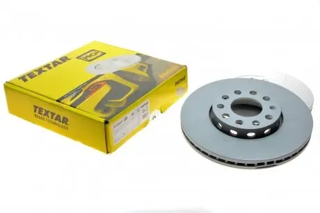 92106605 Диск гальмівний (передній) Skoda Roomster 06- (287x25) PRO+ TEXTAR підбір по vin на Brocar