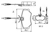 0986494849 Гальмівні колодки перед. PEUGEOT 306, 405 1,6-2,0 92-97 BOSCH підбір по vin на Brocar