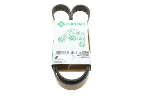 FB7PK1240 Ремінь генератора Renault Twingo 0.9TCe 14- INA підбір по vin на Brocar