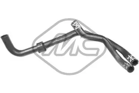 09322 Шланг, теплообменник - отопление METALCAUCHO підбір по vin на Brocar