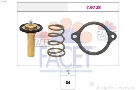 77970 Крышка распределителя зажигания FACET підбір по vin на Brocar