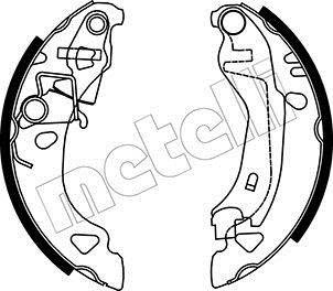 530070 Комплект тормозных колодок METELLI подбор по vin на Brocar