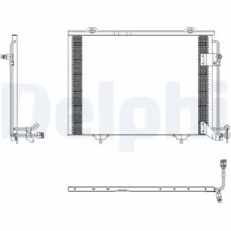 TSP0225432 Конденсатор, кондиционер DELPHI підбір по vin на Brocar