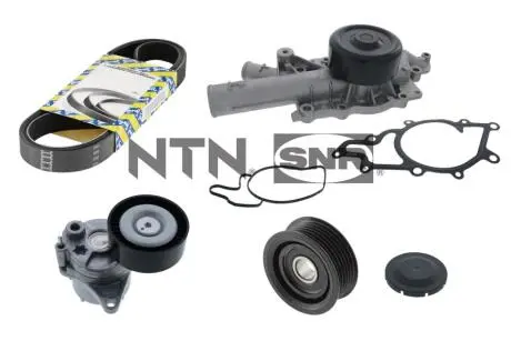 KAP851011 Водяний насос+ комплект поліклинових ременів SNR NTN підбір по vin на Brocar