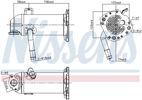 989431 Клапан рециркуляціі ВГ (EGR) First Fit NISSENS підбір по vin на Brocar