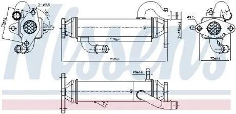 989328 Клапан рециркуляціі ВГ (EGR) First Fit NISSENS підбір по vin на Brocar