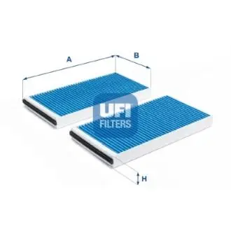 3439700 Фільтр салону UFI подбор по vin на Brocar