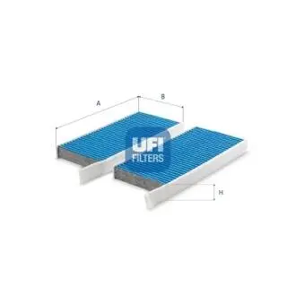 3417300 Фільтр салону UFI подбор по vin на Brocar