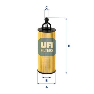 2525100 Автозапчастина UFI подбор по vin на Brocar