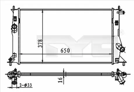 7200012 Автозапчастина TYC підбір по vin на Brocar