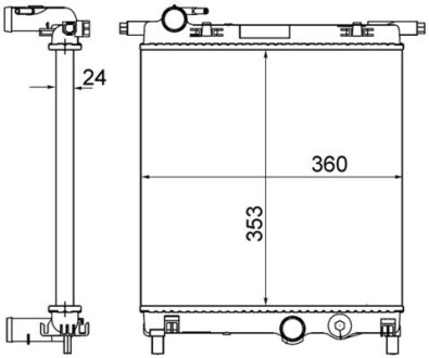 CR831001S Автозапчастина MAHLE / KNECHT підбір по vin на Brocar