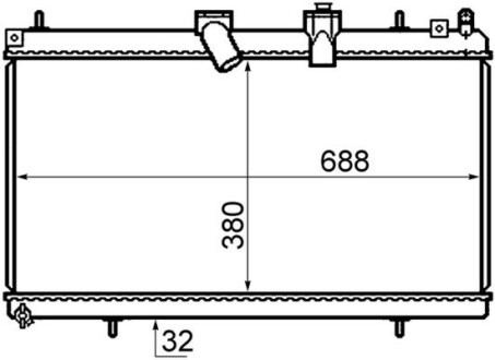 CR802000S Автозапчастина MAHLE / KNECHT підбір по vin на Brocar