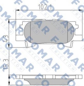 FO892781 Автозапчастина FOMAR підбір по vin на Brocar