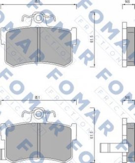 FO491381 Автозапчастина FOMAR підбір по vin на Brocar