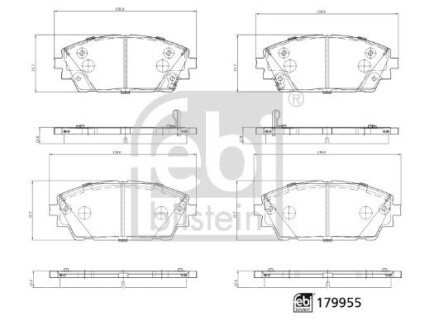 179955 Автозапчастина FEBI BILSTEIN підбір по vin на Brocar