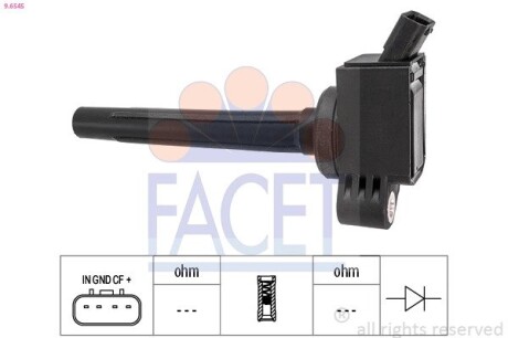 96545 Автозапчастина FACET подбор по vin на Brocar