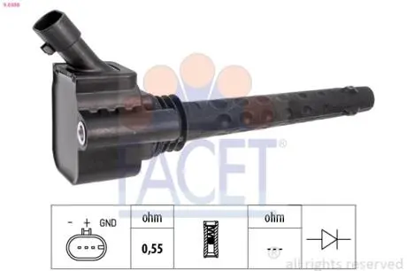96388 Автозапчастина FACET підбір по vin на Brocar