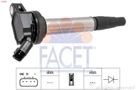 96436 Автозапчастина FACET подбор по vin на Brocar