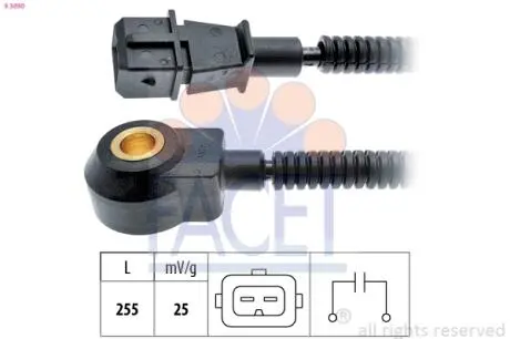 93090 Датчик детонації FACET підбір по vin на Brocar