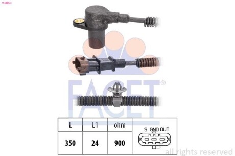 90850 Автозапчастина FACET підбір по vin на Brocar