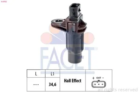 90762 Автозапчастина FACET підбір по vin на Brocar
