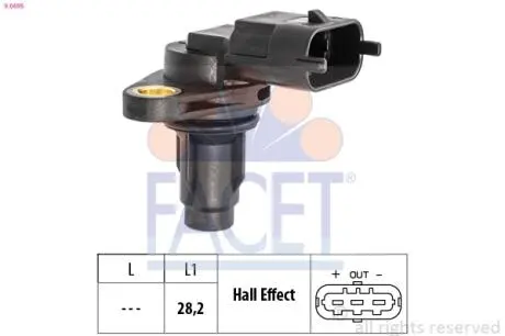 90695 Автозапчастина FACET подбор по vin на Brocar