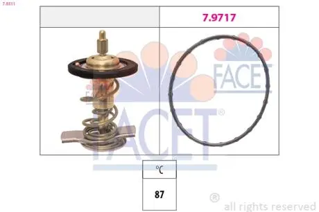 78511 Автозапчастина FACET підбір по vin на Brocar