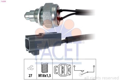 76259 Автозапчастина FACET підбір по vin на Brocar