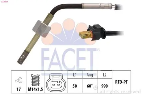 220229 Автозапчастина FACET підбір по vin на Brocar
