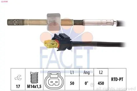 220189 Автозапчастина FACET підбір по vin на Brocar