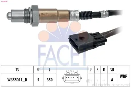 108540 Автозапчастина FACET подбор по vin на Brocar