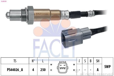 108529 Автозапчастина FACET підбір по vin на Brocar