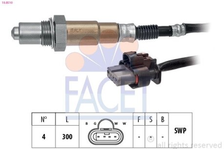 108510 Автозапчастина FACET підбір по vin на Brocar