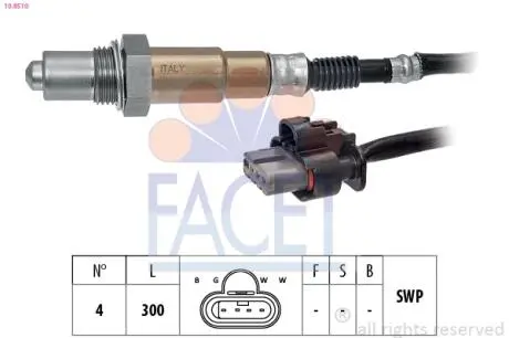 108510 Автозапчастина FACET подбор по vin на Brocar