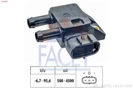 103386 Автозапчастина FACET підбір по vin на Brocar