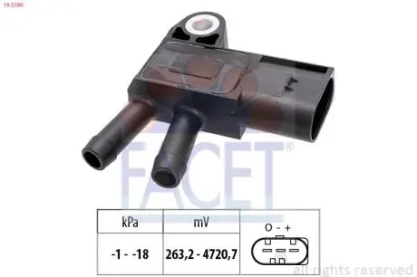 103380 Автозапчастина FACET підбір по vin на Brocar