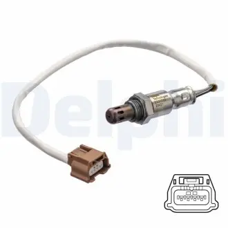 ES2125912B1 Лямбда-зонд (кількість дротів 4шт довжина 371мм) CHEVROLET EPICA INFINITI M, Q50, Q70 KIA SORENTO I MAZDA CX-7 NISSAN JUKE, MICRA IV, PULSAR, QASHQAI I, SENTRA VII G4JS-VQ35HR 08.02- DELPHI підбір по vin на Brocar