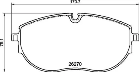 P85188 Гальмівні колодки дискові BREMBO підбір по vin на Brocar