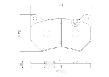 P85177 Автозапчастина BREMBO підбір по vin на Brocar