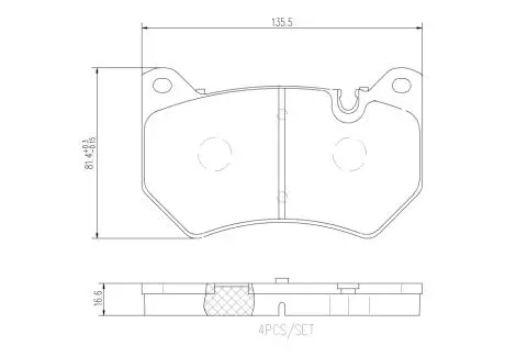 P85177 Автозапчастина BREMBO підбір по vin на Brocar