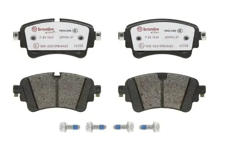 P85154X Комплект гальмівних накладок, дискове гальмо BREMBO підбір по vin на Brocar