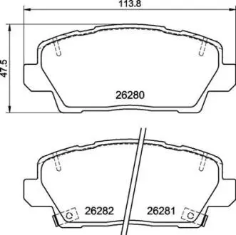 P30125 Гальмівні колодки дискові BREMBO підбір по vin на Brocar