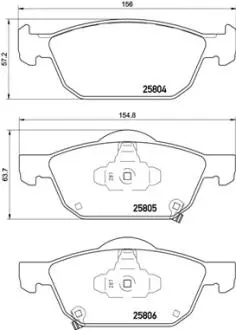 P28076X Автозапчастина BREMBO підбір по vin на Brocar