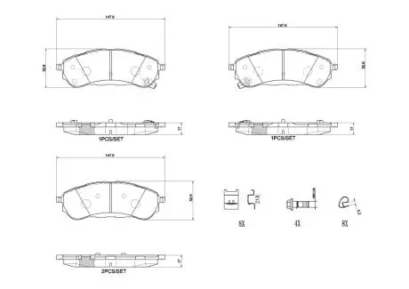 P24235 Автозапчастина BREMBO подбор по vin на Brocar