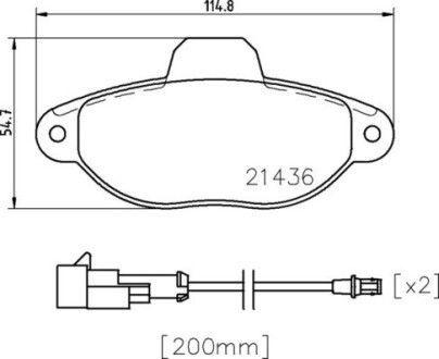 P24147X Автозапчастина BREMBO подбор по vin на Brocar