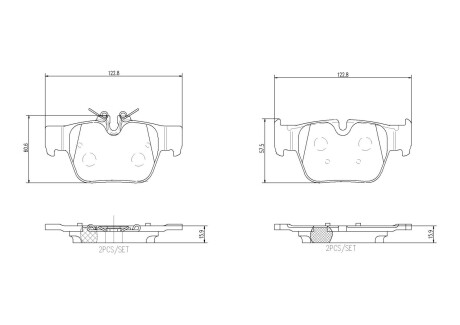 P06117 Автозапчастина BREMBO подбор по vin на Brocar