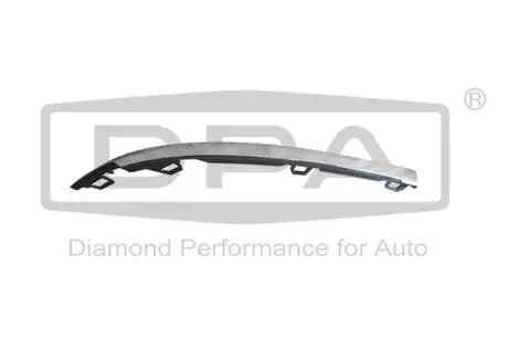 88531826302 Накладка на задний бампер правая VW Tiguan (16-) хром (88531826302) DPA DPA подбор по vin на Brocar